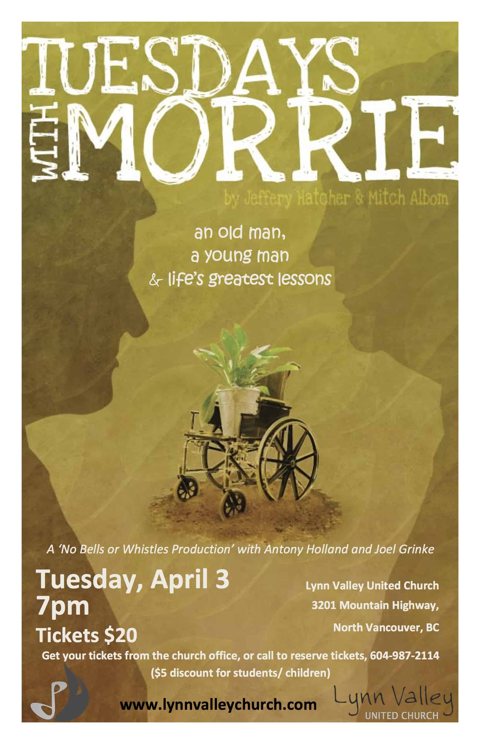 Tuesdays with Morrie — The Justice Theater Project