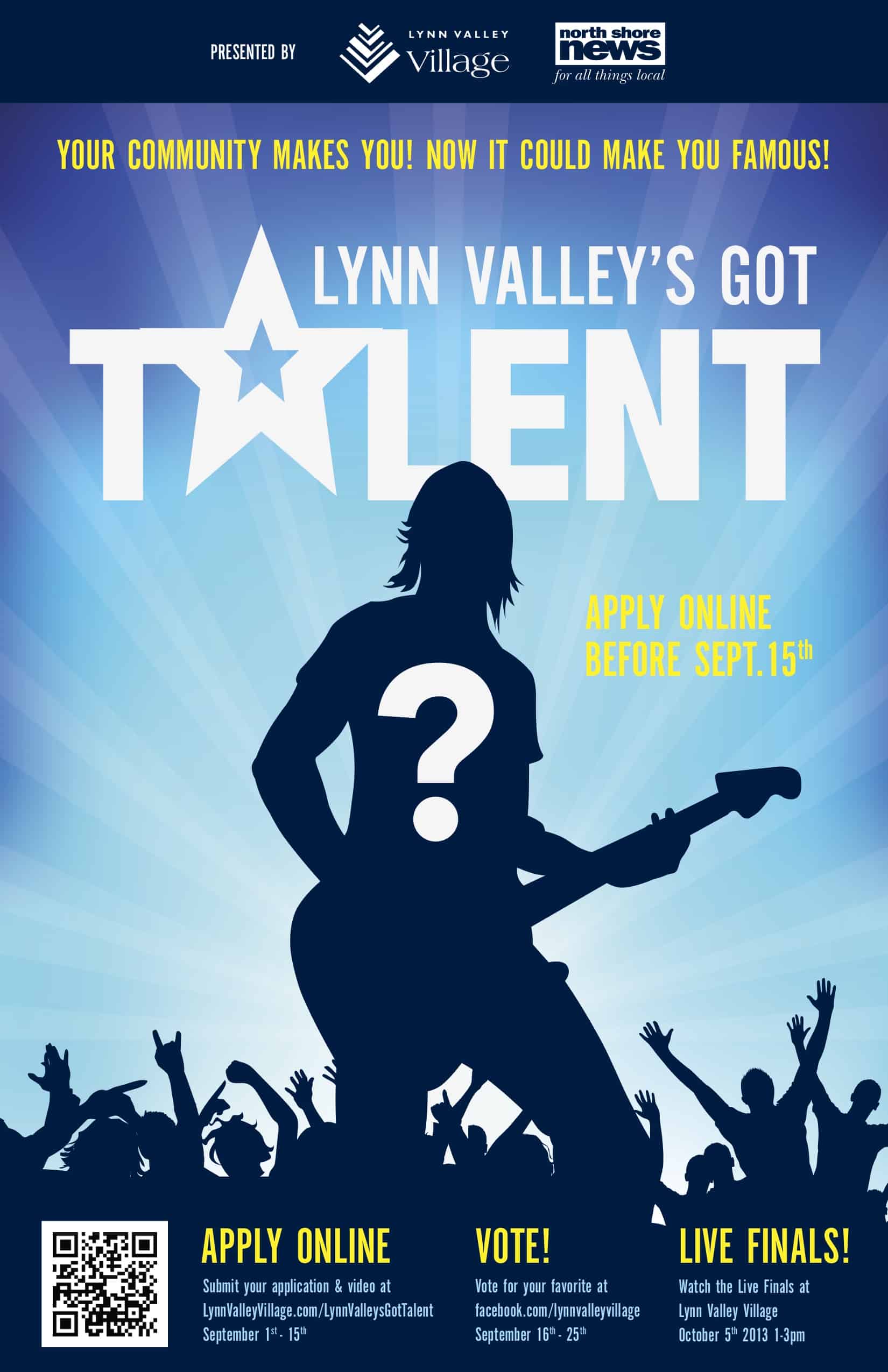 Have you got talent, Lynn Valley??