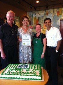 Starbucks celebrates 20 years!