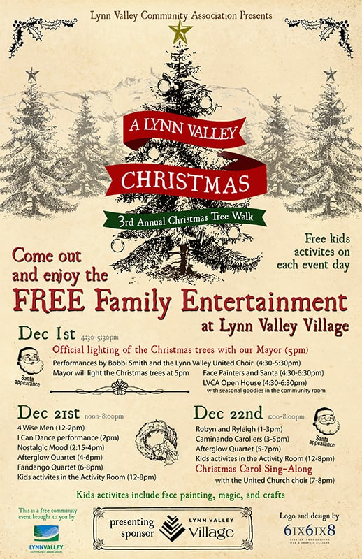 Lynn Valley Christmas entertainment line-up announced!