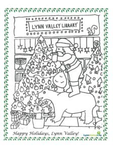 Santa at LV Library